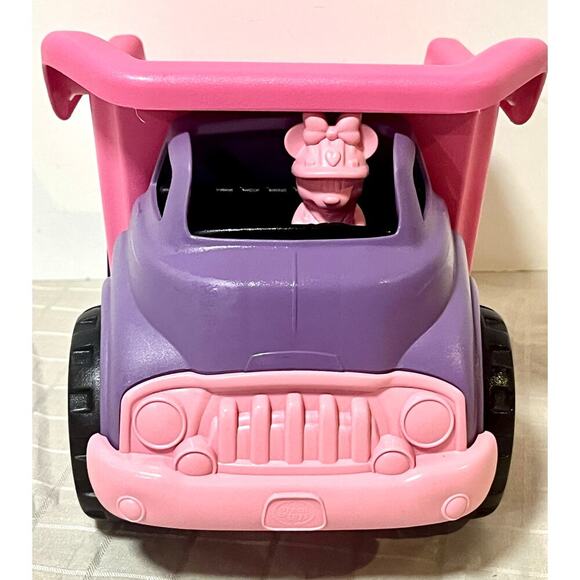 Green Toys Disney Baby Minnie Mouse Dump Truck Pink & Purple Vehicle recycled - Picture 1 of 7